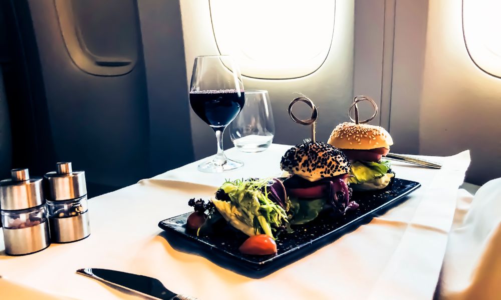 Business Class Menu